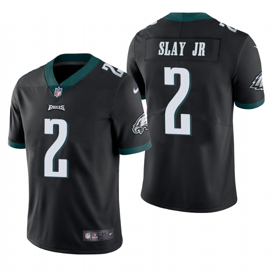 Men's Philadelphia Eagles 2 Darius Slay Jr. Black Vapor Limited Jersey
