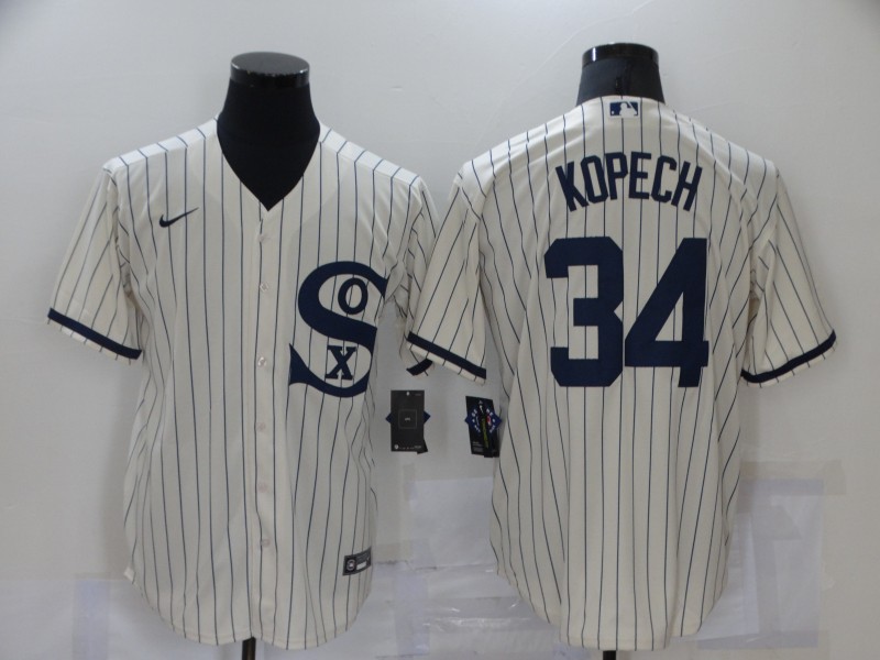 Men's Chicago White Sox #34 Michael Kopech 2021 Cream Field of Dreams Name  Cool Base Stitched Nike Jersey on sale,for Cheap,wholesale from China