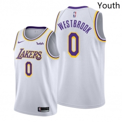 Youth Nike Russell Westbrook Gold Los Angeles Lakers 2021/22 Swingman  Jersey - Icon Edition