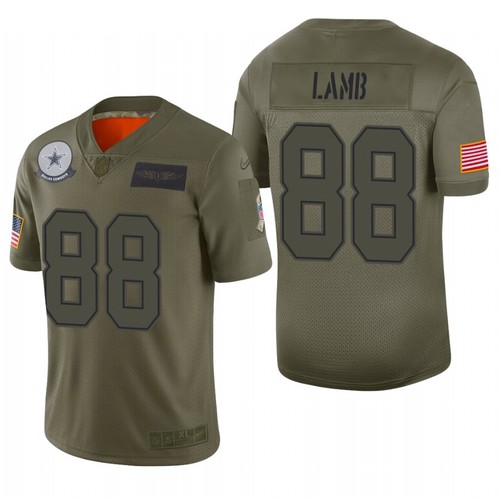 Men's Nike Dallas Cowboys NFL CeeDee Lamb Color Rush Limited Jersey