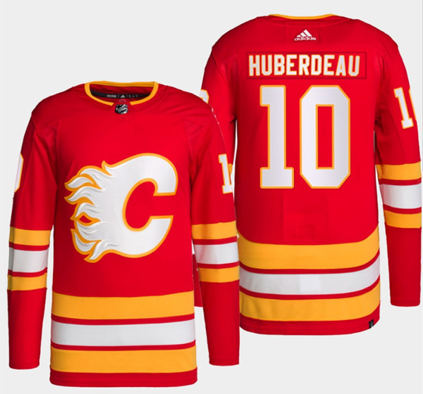 Calgary Flames Youth Home Replica Custom Jersey - Red