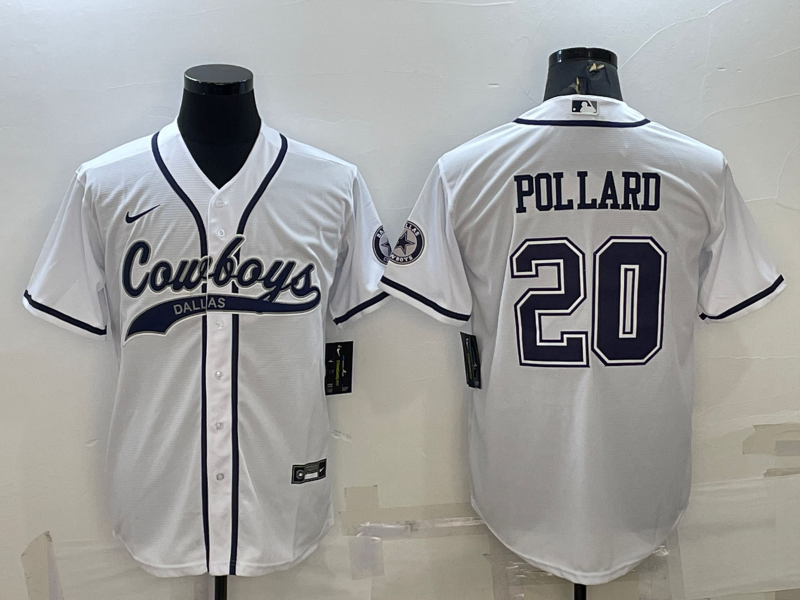 tony pollard stitched jersey