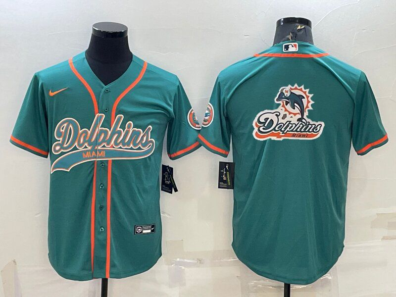 miami dolphins baseball jersey