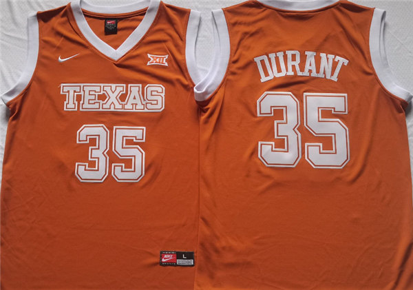 Nike Youth Kevin Durant Texas Longhorns #35 Burnt Orange Replica