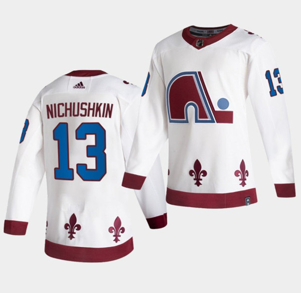 NHL Colorado Avalanche Custom Name Number 2021 Reverse Retro Alternate  Jersey Zip Up Hoodie