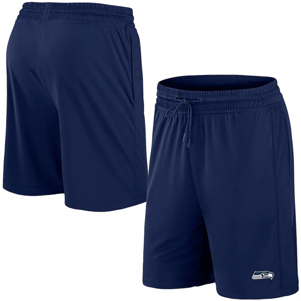 Men's Seattle Seahawks Navy Performance Shorts on sale,for Cheap ...