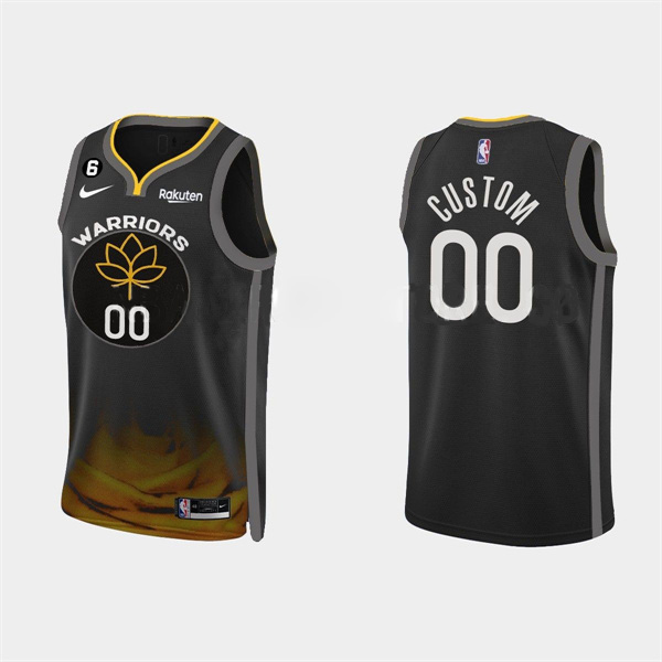 22-23 Honor Edition Golden State Warriors Black #30 NBA Jersey-311