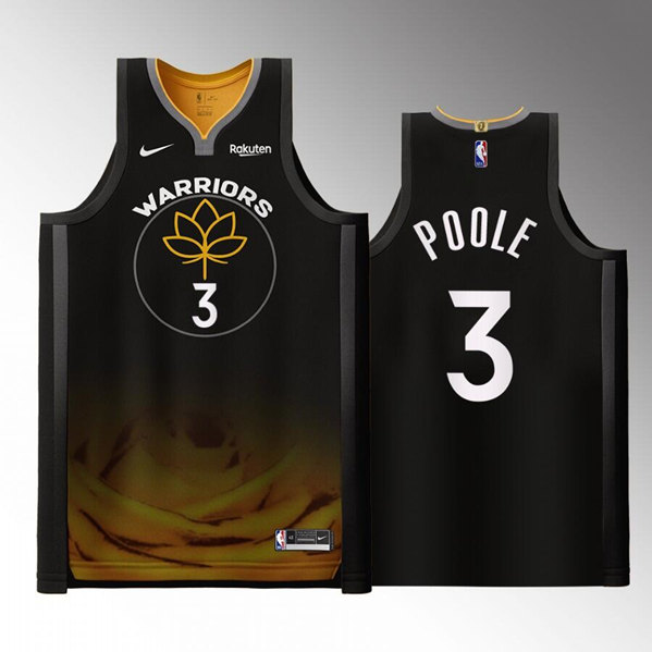 Men's Golden State Warriors 30 Stephen Curry Black 202223 City