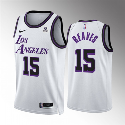 Men's Los Angeles Lakers #37 Matt Ryan White City Edition Stitched ...