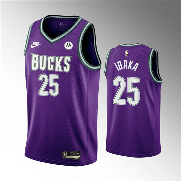 Men's Milwaukee Bucks 9 Bobby Portis 202223 Purple Classic Edition