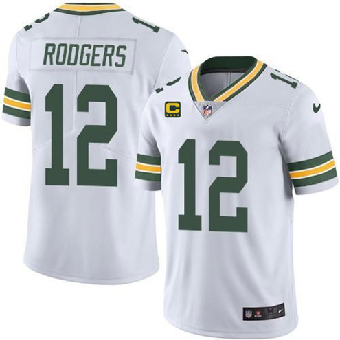 aaron rodgers jersey with captain patch