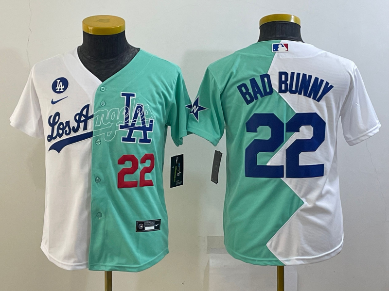 Bad Bunny XL LA Dodgers MLB All-Star Game Jersey Celebrity Softball 2022