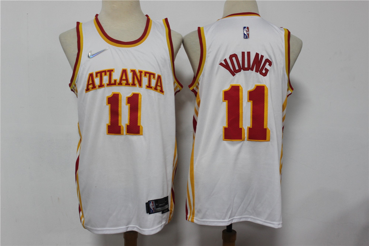 Atlanta Hawks Trae Young 75th Anniversary City Gold Jersey