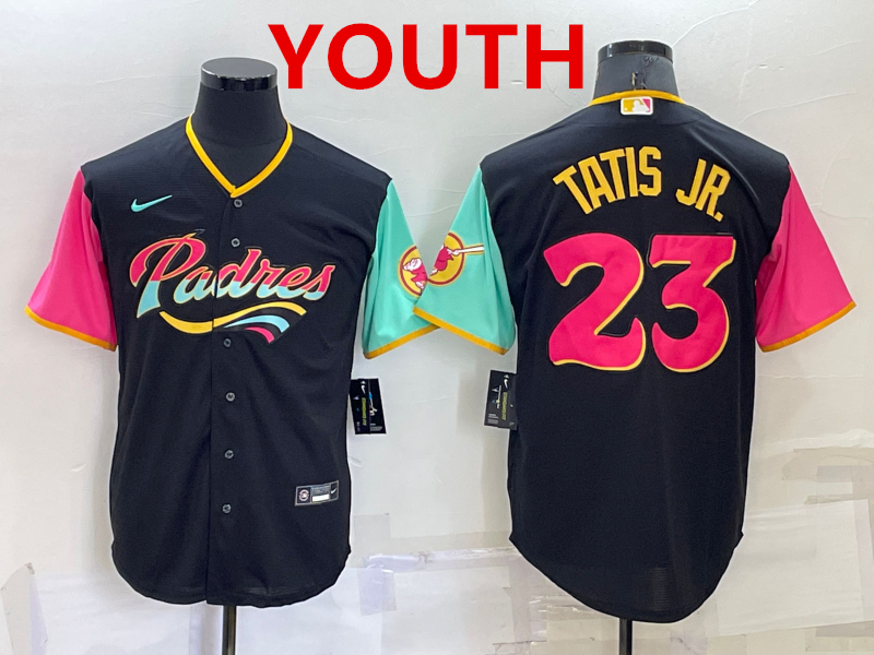 Nike Youth San Diego Padres Juan Soto #22 Tan Alternate Cool Base