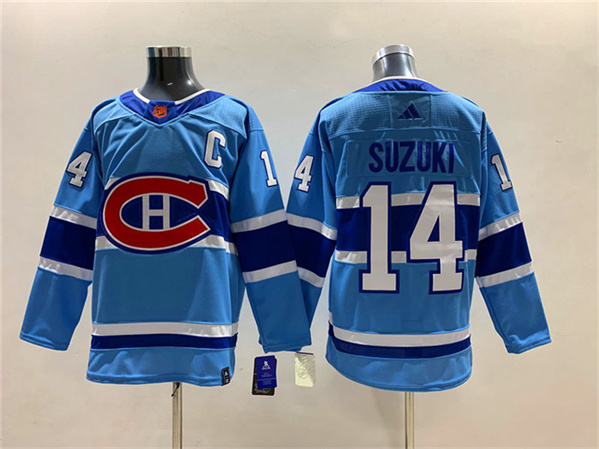 Nick Suzuki Signed 2021 Montreal Canadiens Reverse Retro Adidas