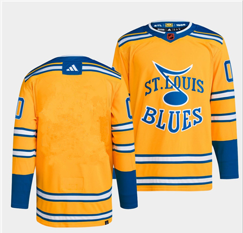 St Louis Blues Mens Blue Vintage Breakaway Hockey Jersey