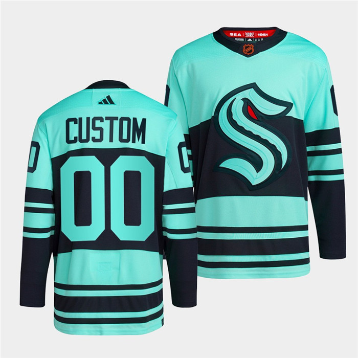 New Custom Seattle Kraken Jersey Name And Number 2021-22 White Away NHL -  Tee Fashion Star