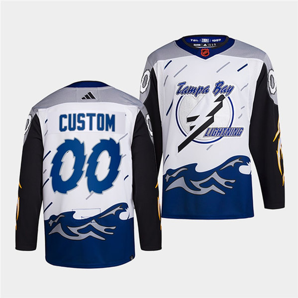 NHL Tampa Bay Lightning Custom Name Number 2021 Reverse Retro