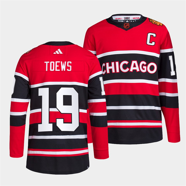 Chicago Blackhawks Jonathan Toews #19 2019 Winter Classic Stitched Jersey