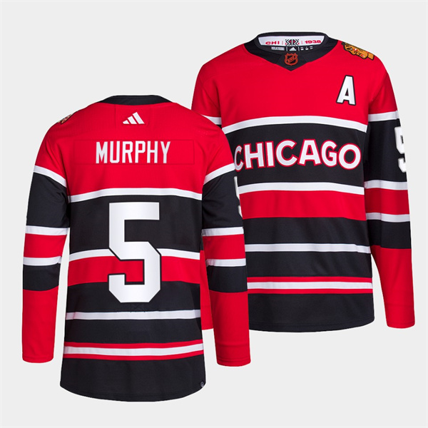 Men's Fanatics Branded Connor Murphy Red Chicago Blackhawks Breakaway Player Jersey