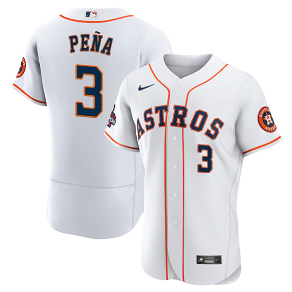 Men's Houston Astros Blank White 2022 World Series Champions Flex Base