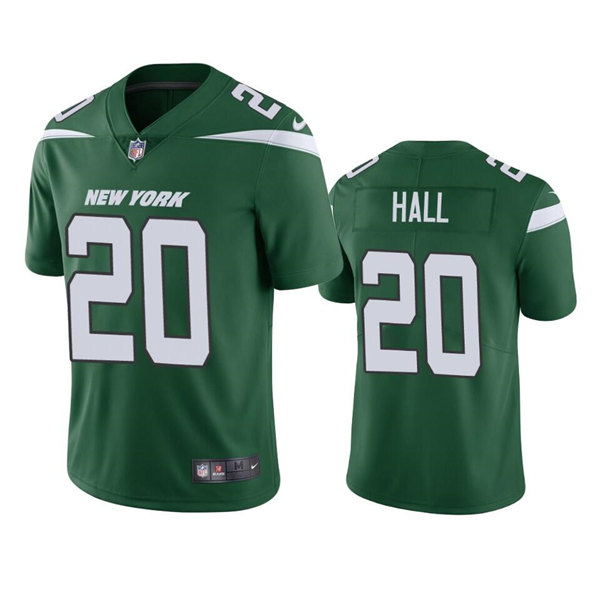 Men's New York Jets 20 Breece Hall 2022 Green Vapor Untouchable