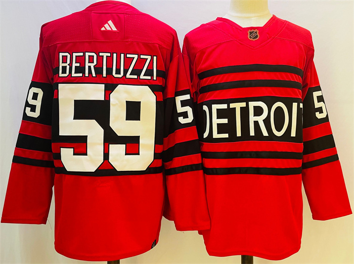 Moritz Seider #53 Detroit Red Wings Adidas Reverse Retro Jersey by Vintage Detroit Collection