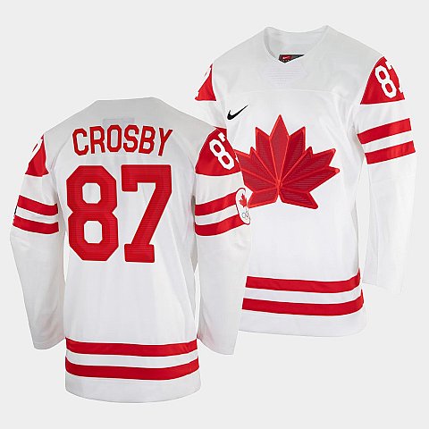 SIDNEY CROSBY TEAM CANADA BLACK NIKE HOCKEY JERSEY