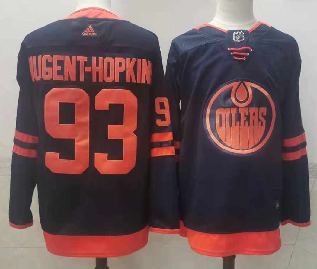 Ryan Nugent-Hopkins #93 - Autographed Edmonton Oilers Reverse