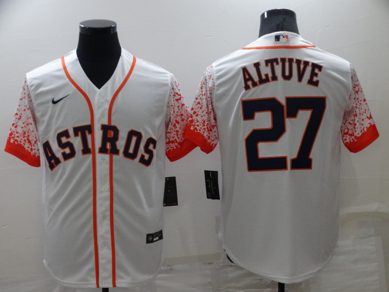 Space City Mens AIR YORDAN Jersey - Custom Houston Astros Size 5XL XXXXXL