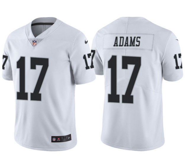 Nike On Field NFL Players Davante Adams Las Vegas Raiders White Game ...