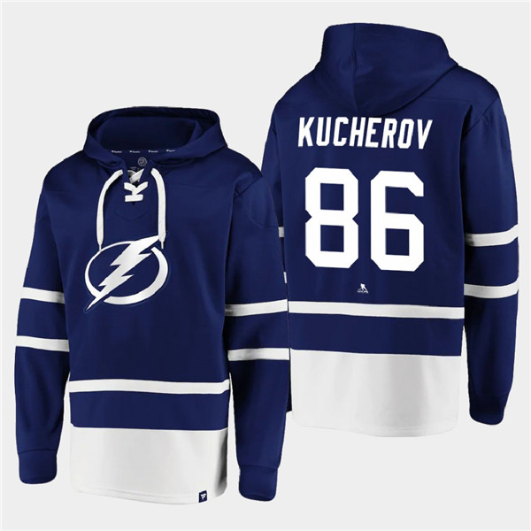 Men's Tampa Bay Lightning 86 Nikita Kucherov Blue Ageless MustHave