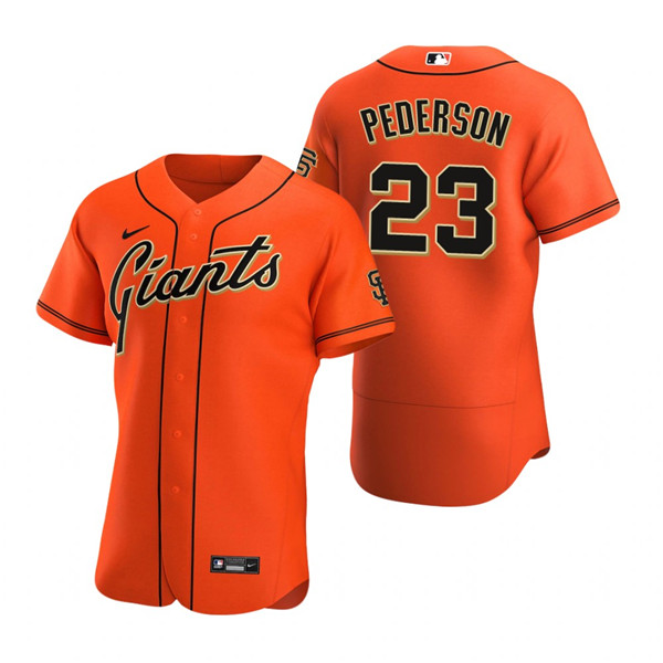 Men's San Francisco Giants #23 Joc Pederson Cream Flex Base