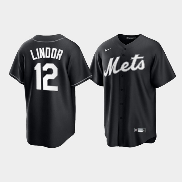black and white mets jersey
