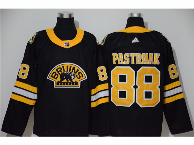 Men Boston Bruins Pastrnak #88 Adidas NHL Jersey