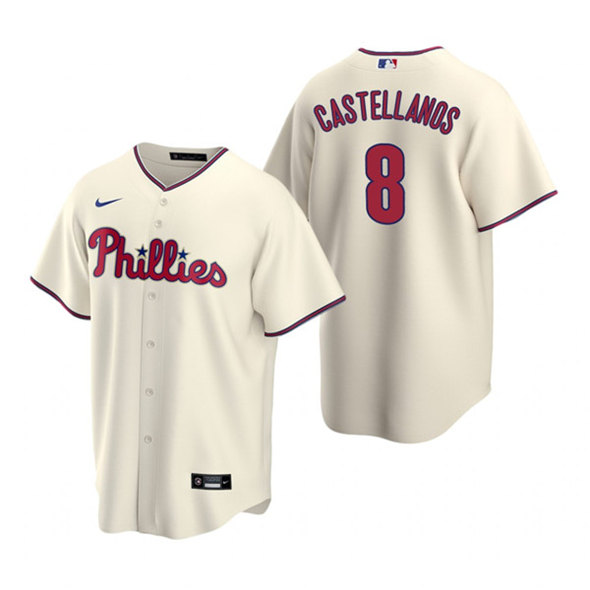 J.T. Realmuto #10 Philadelphia Phillies Red Cool Base Stitched Jersey.