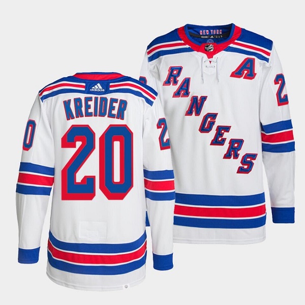 New York Rangers #20 Chris Kreider White Jersey on sale,for Cheap,wholesale  from China