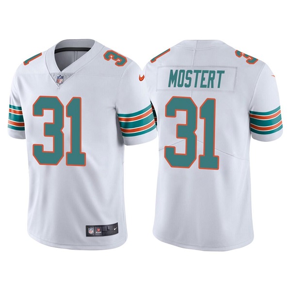 Men's Miami Dolphins 10 Tyreek Hill White Color Rush Limited Stitched