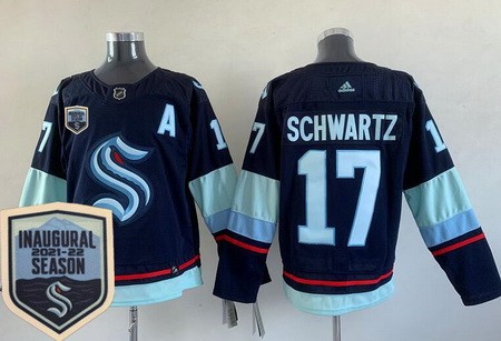 Men Seattle Kraken Jaden Schwartz #17 Split Edition 2021-22 Limited Jersey  Navy White – Choose Your Style With Us