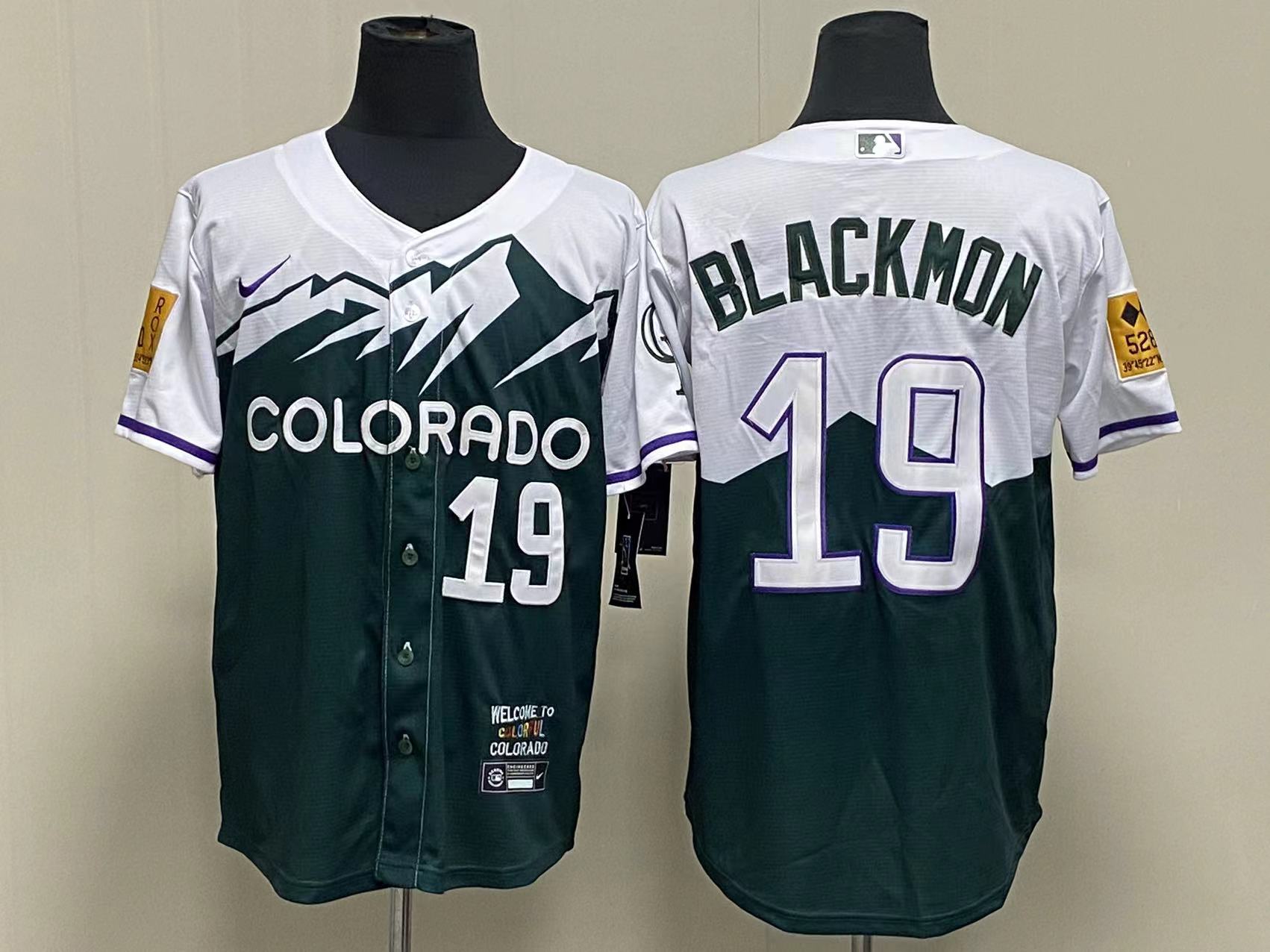 Nike Youth Colorado Rockies City Connect Kris Bryant #23 Green OTC Cool  Base Jersey