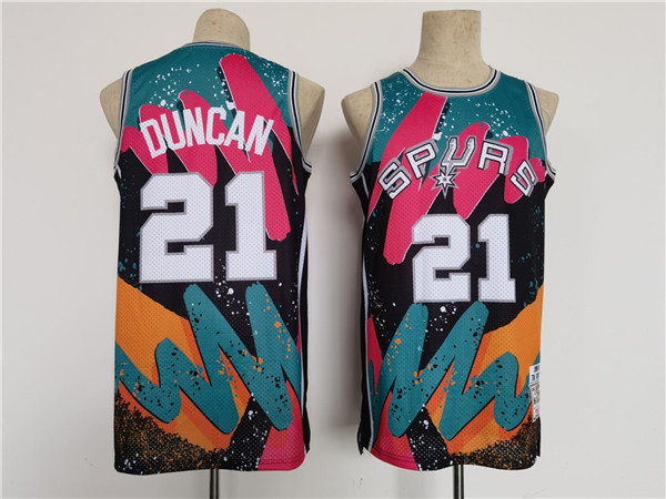 Size Medium San Antonio Spurs Fiesta Colors Tim Duncan Jersey for Sale in  San Antonio, TX - OfferUp