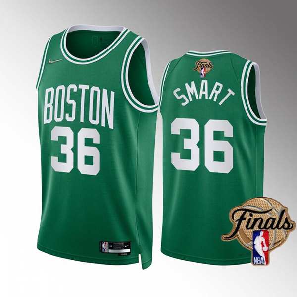 NBA_ Men The Finals Patch Basketball Jayson Tatum Jersey 0 Jaylen Brown 7 Black  Green White Team Color Breathable Pure Cotton F''nba''jerseys 