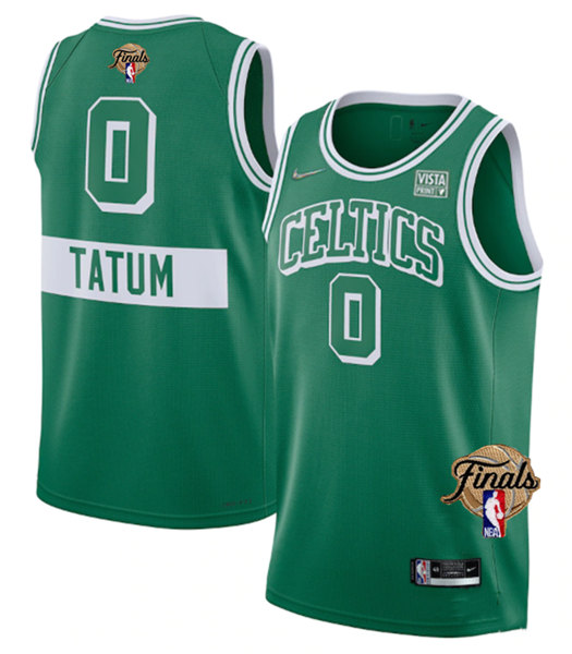 Men's Boston Celtics 0 Jayson Tatum Green 2022 Finals Stitched Jersey on sale,for Cheap