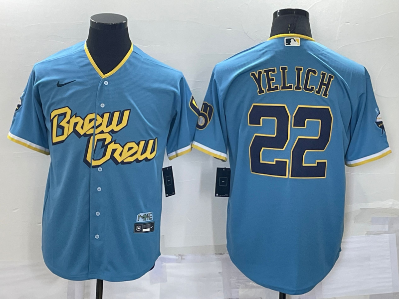 Men's Milwaukee Brewers #24 Andrew McCutchen White Cool Base