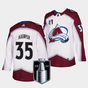 Men's Colorado Avalanche #35 Darcy Kuemper White Adidas Stitched NHL Jersey  on sale,for Cheap,wholesale from China