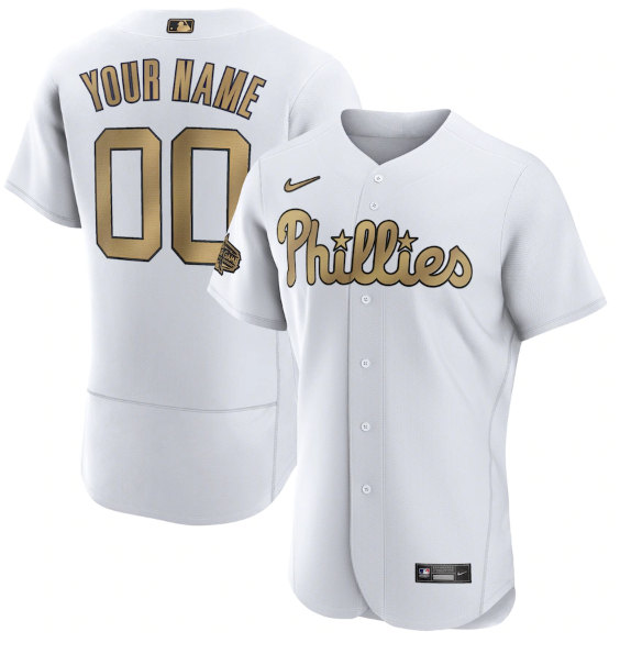 Men's Nike Gray Philadelphia Phillies Road Replica Team Jersey