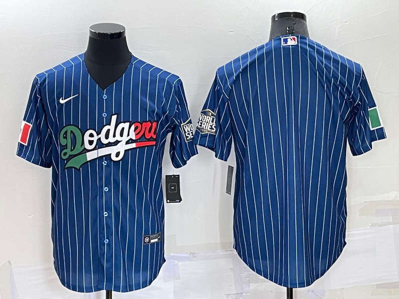 pinstripe dodger jersey