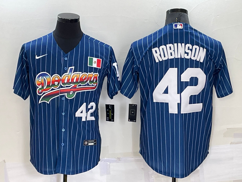 pinstripe dodger jersey