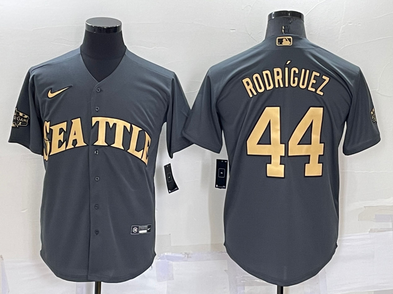 Men's Seattle Mariners #44 Julio Rodriguez White Stitched MLB Cool