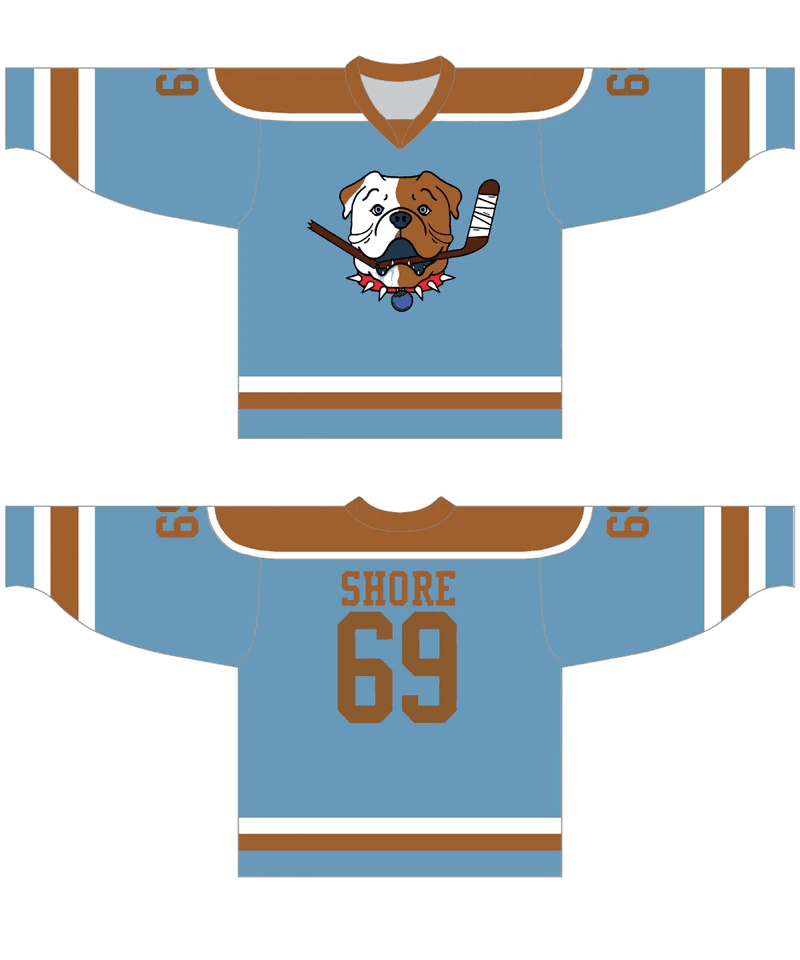 Shoresy Jersey Bulldogs - Sudbury Blueberry Jersey